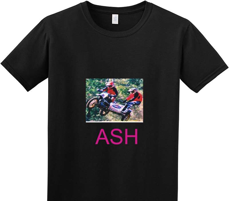 Custom Adult Soft Style 100% Cotton Black T-Shirt