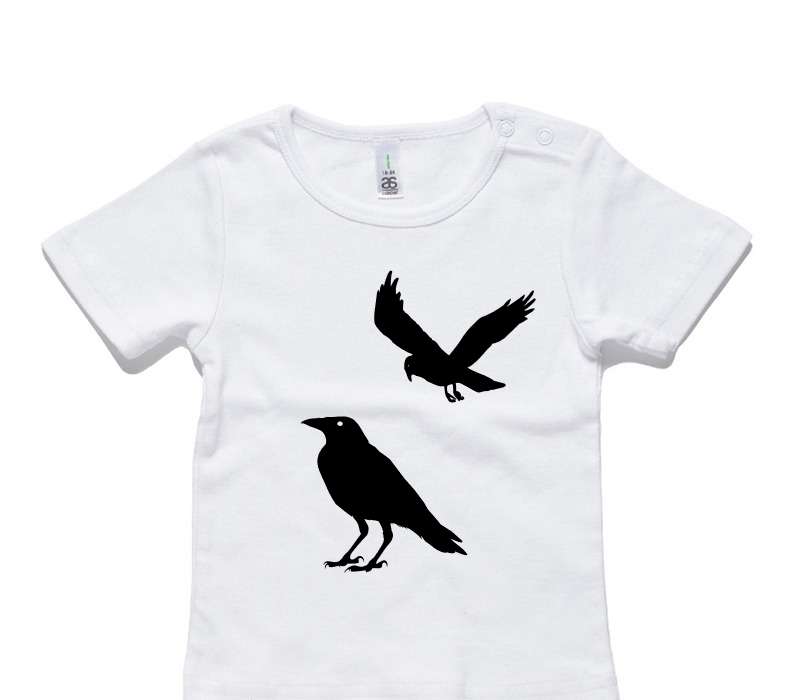 Custom AS Colour White Baby T-Shirt