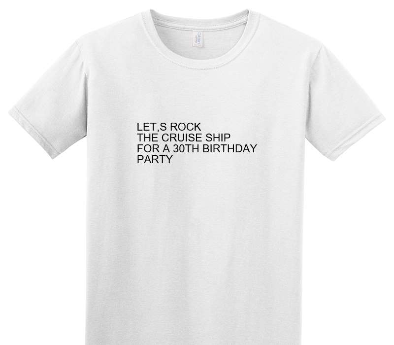 Custom Adult Soft Style 100% Cotton White T-Shirt