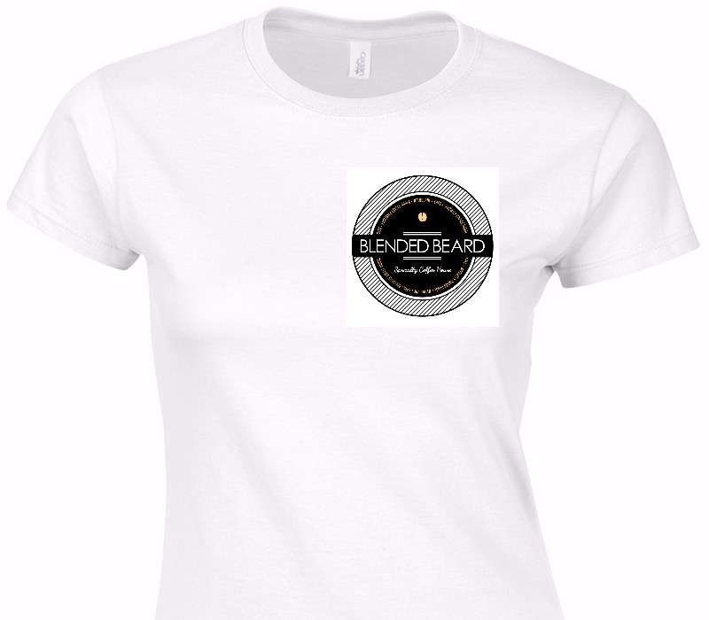 Custom Womens Soft Style 100% Cotton White T-Shirt