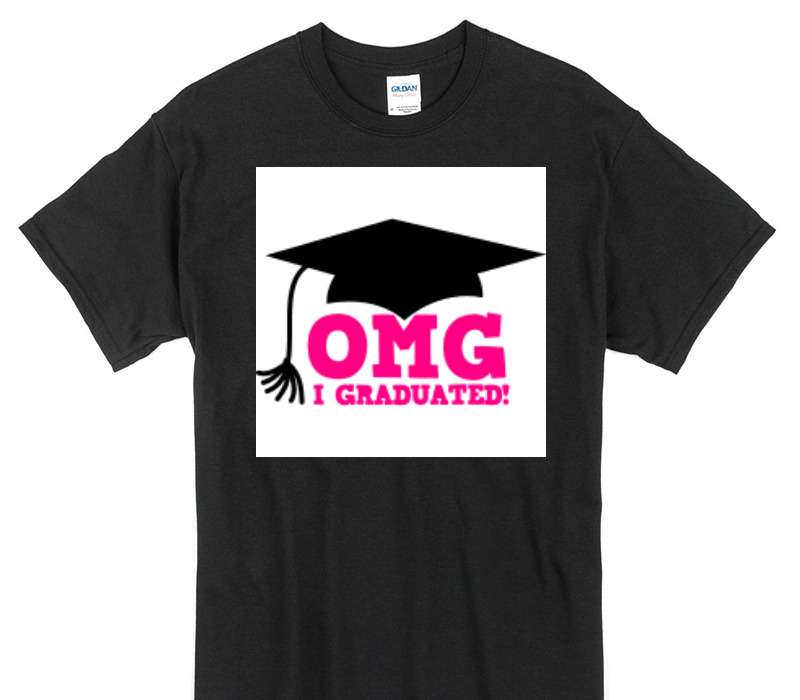 Custom Gildan 100% Cotton Black T-Shirt