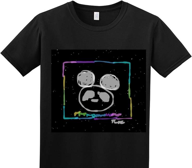 Custom Adult Soft Style 100% Cotton Black T-Shirt