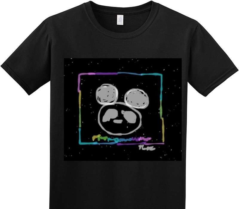 Custom Adult Soft Style 100% Cotton Black T-Shirt