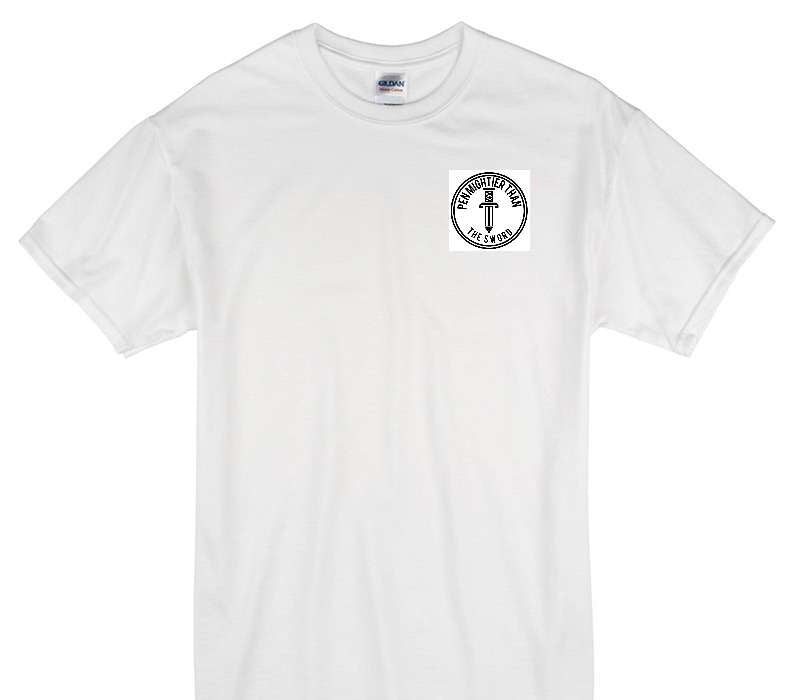Custom Gildan 100% Cotton White T-Shirt