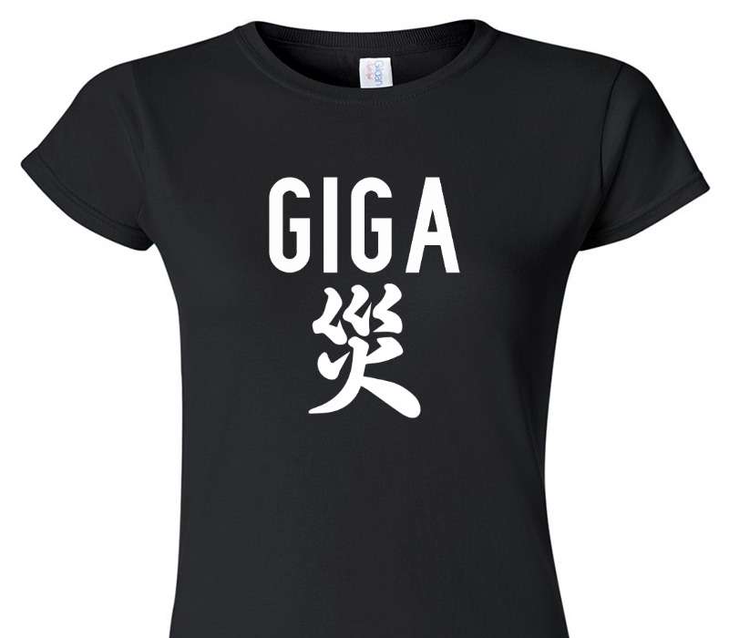 Custom Womens Soft Style 100% Cotton Black T-Shirt