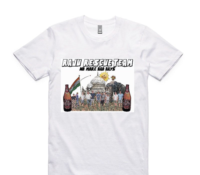Custom AS Colour 100% Cotton White T-Shirt