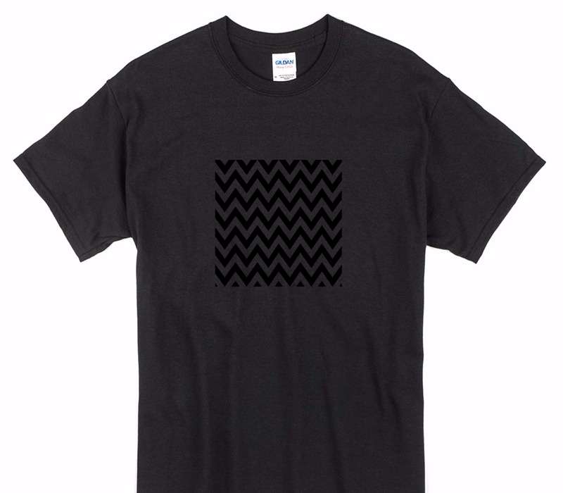 Custom Gildan 100% Cotton Black T-Shirt