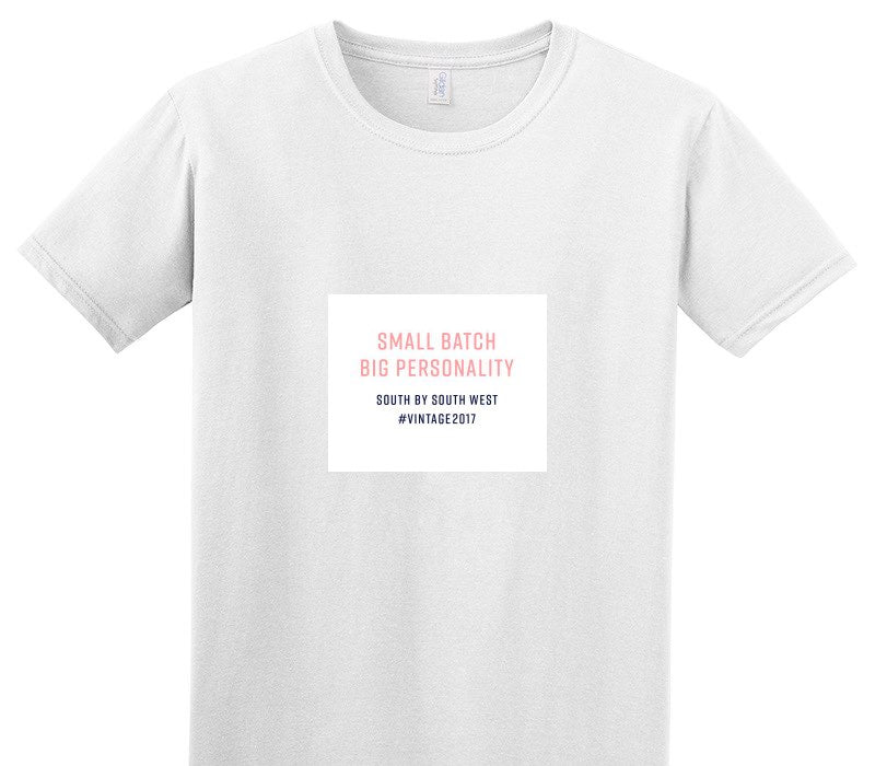 Custom Adult Soft Style 100% Cotton White T-Shirt
