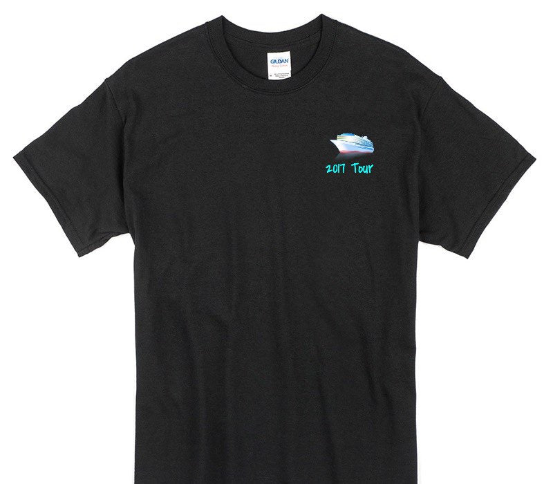 Custom Gildan 100% Cotton Black T-Shirt