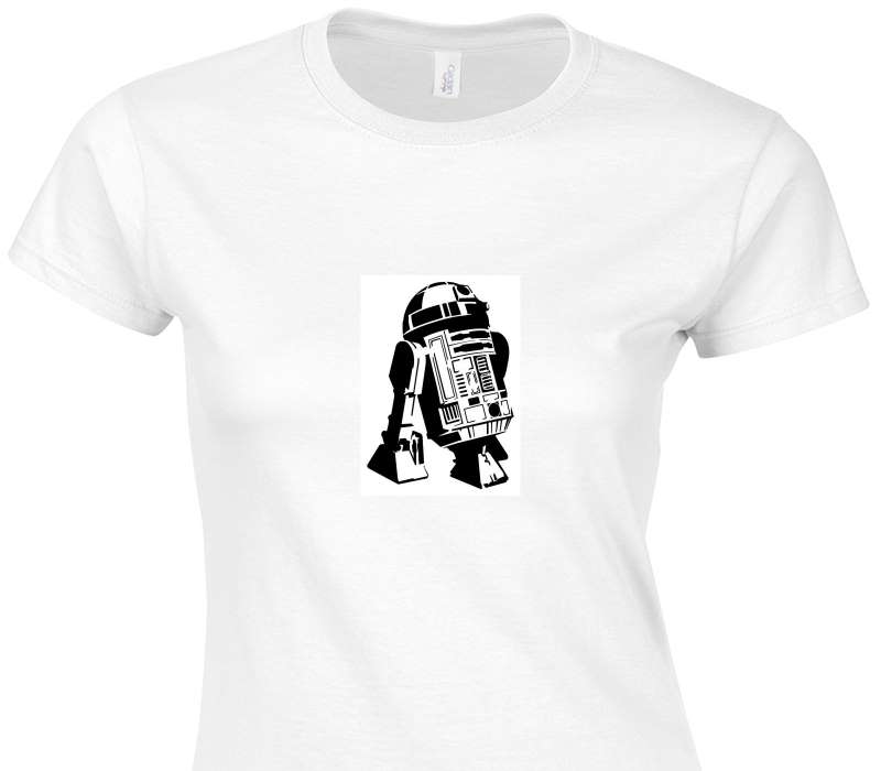Custom Womens Soft Style 100% Cotton White T-Shirt