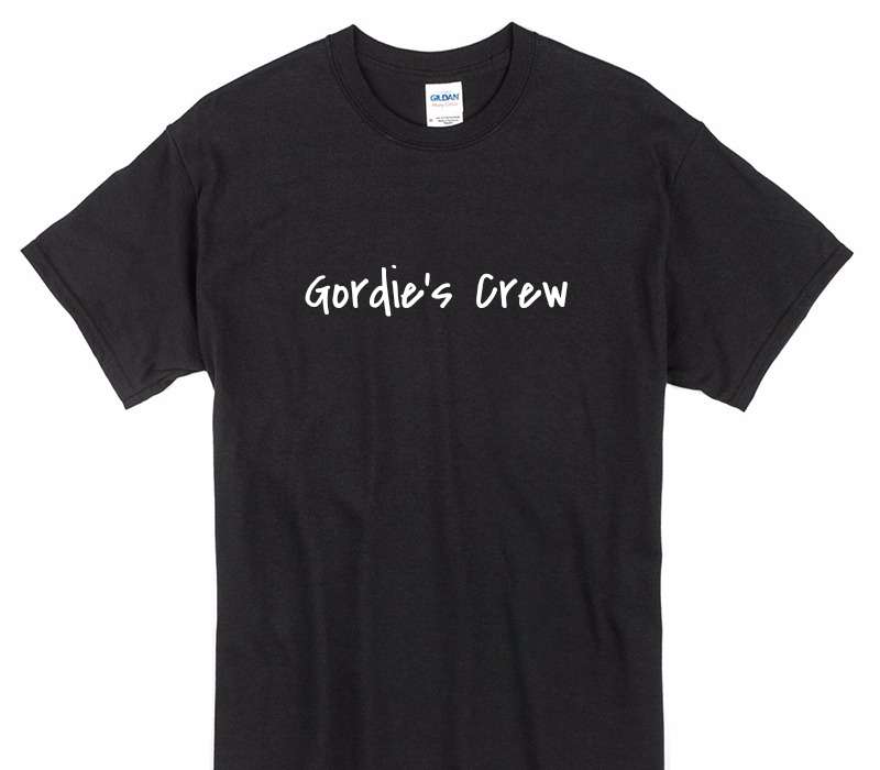 Custom Gildan 100% Cotton Black T-Shirt