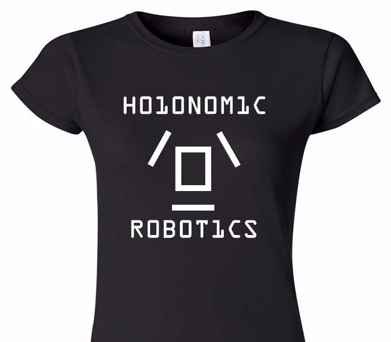 Custom Womens Soft Style 100% Cotton Black T-Shirt