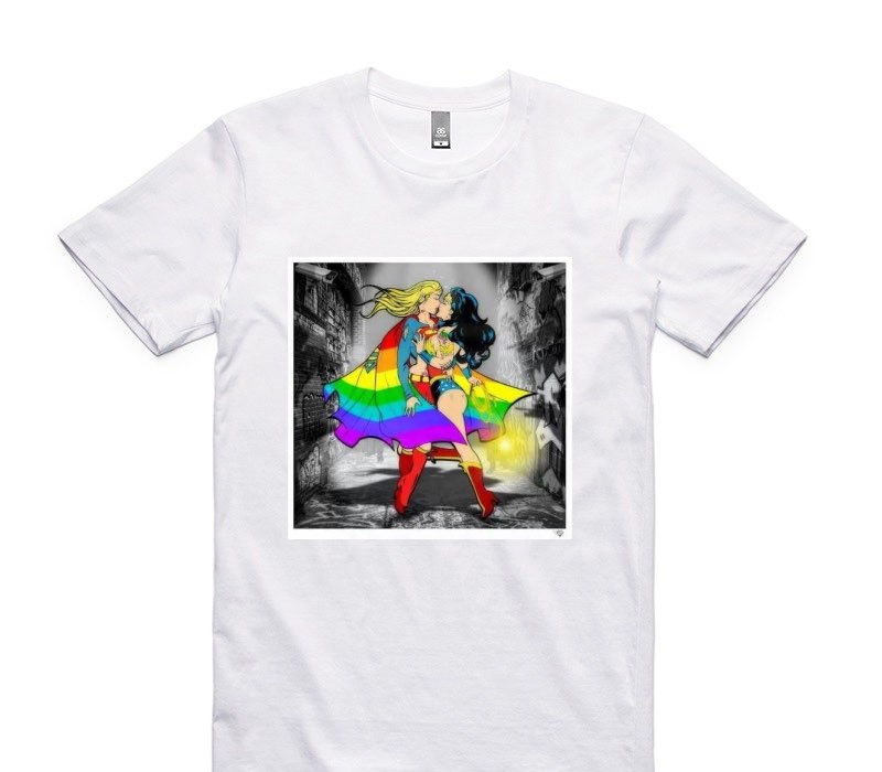 Custom AS Colour 100% Cotton White T-Shirt