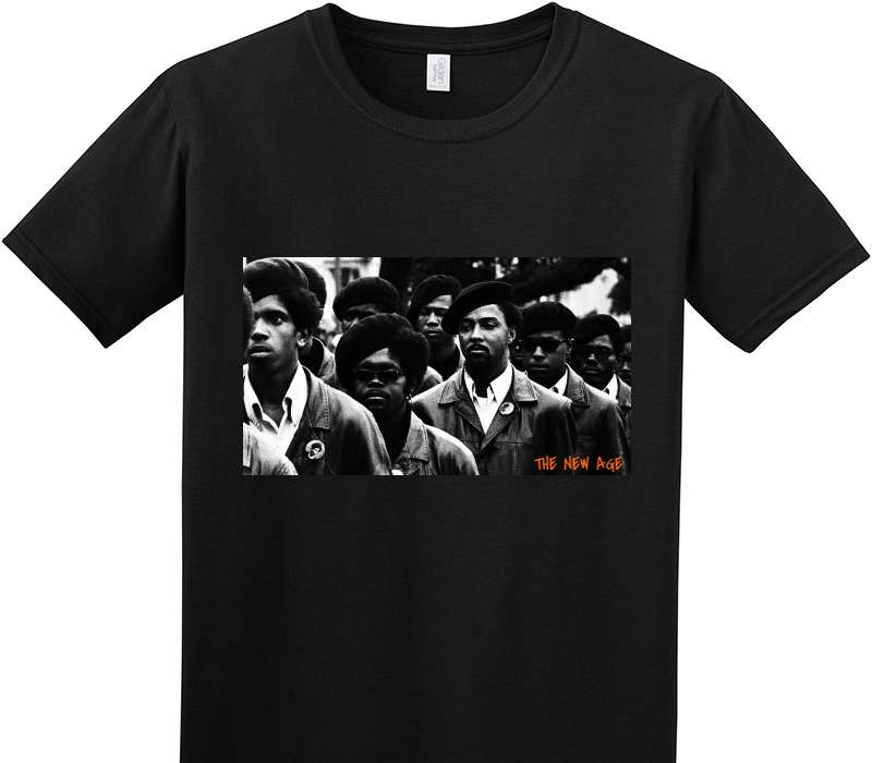 Custom Adult Soft Style 100% Cotton Black T-Shirt