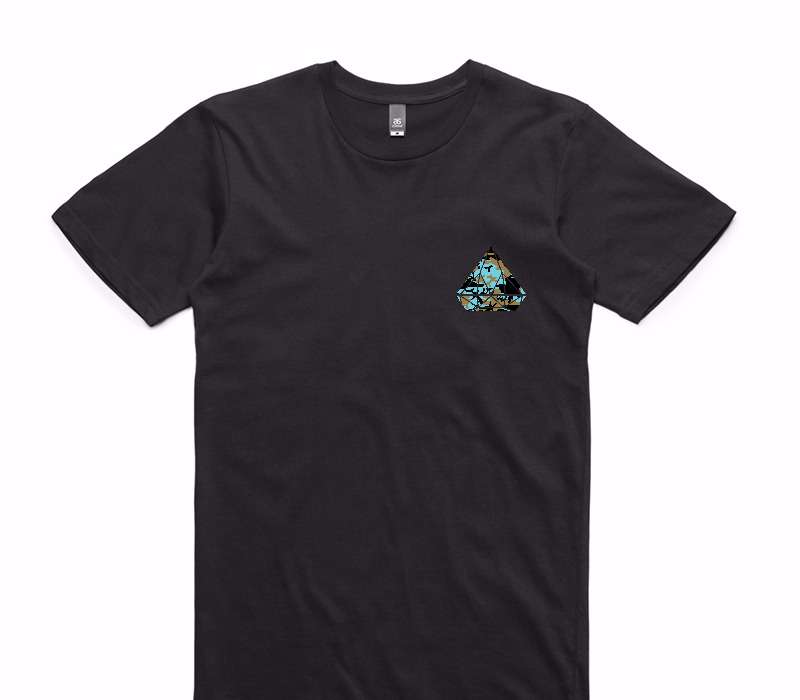 Custom AS Colour 100% Cotton Black T-Shirt