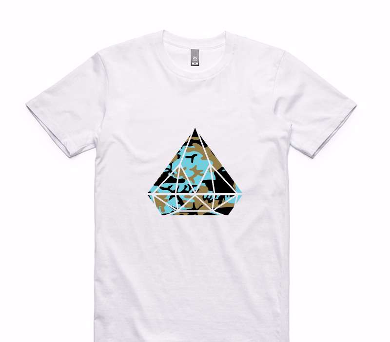 Custom AS Colour 100% Cotton White T-Shirt