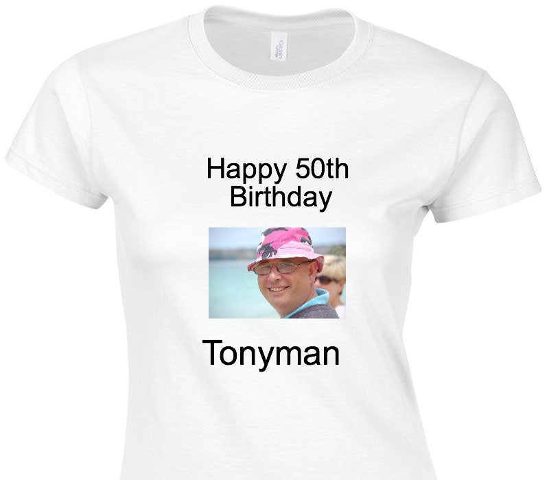 Custom Womens Soft Style 100% Cotton White T-Shirt