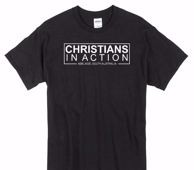 Custom Gildan 100% Cotton Black T-Shirt