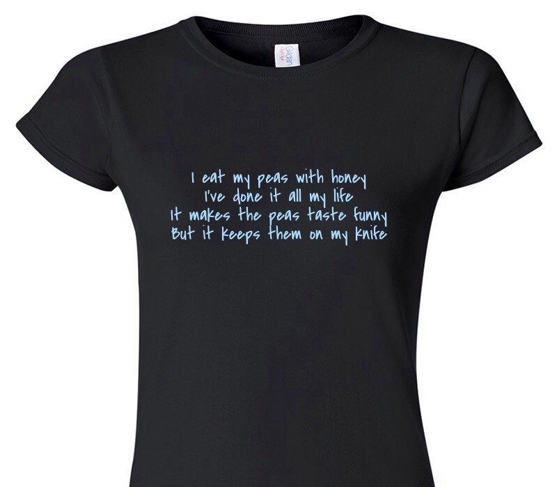 Custom Womens Soft Style 100% Cotton Black T-Shirt
