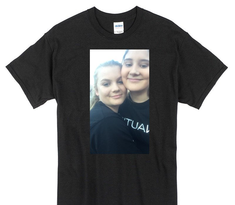 Custom Gildan 100% Cotton Black T-Shirt