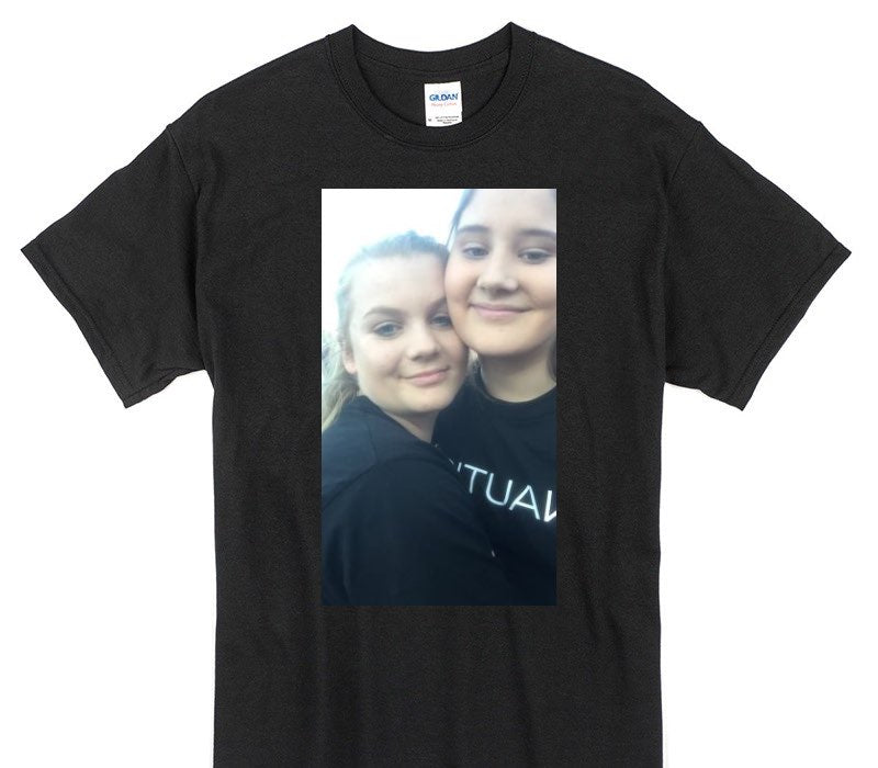 Custom Gildan 100% Cotton Black T-Shirt