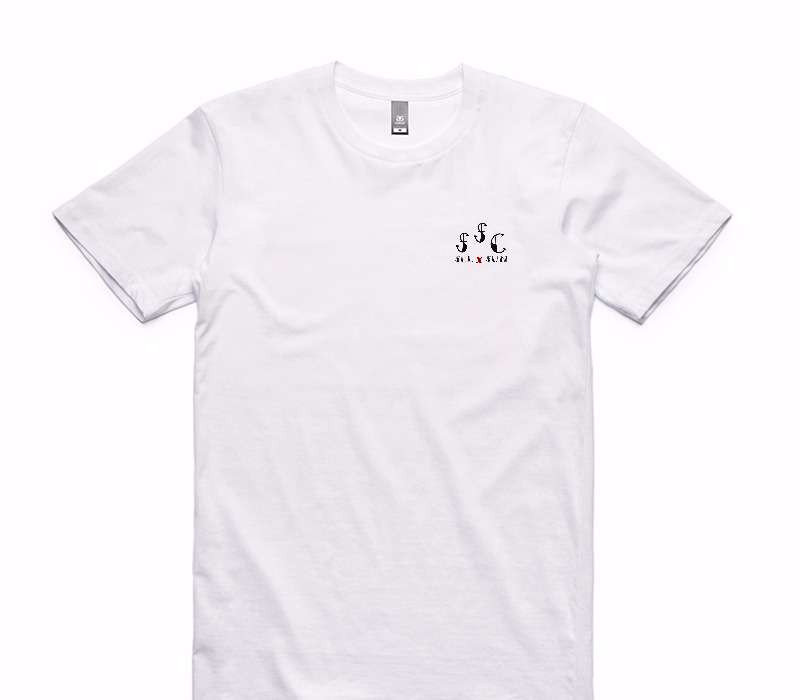 Custom AS Colour 100% Cotton White T-Shirt