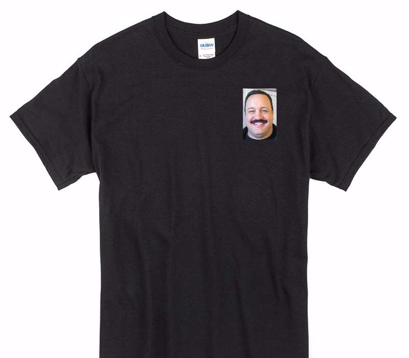 Custom Gildan 100% Cotton Black T-Shirt