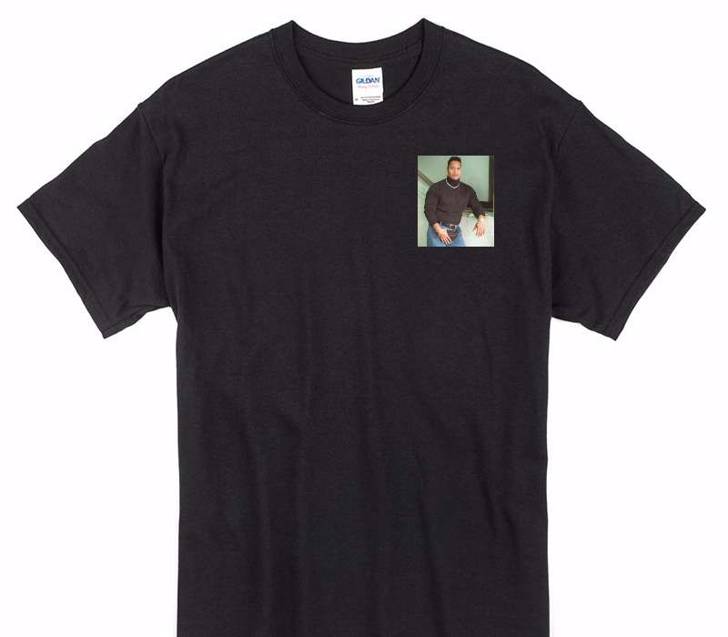 Custom Gildan 100% Cotton Black T-Shirt
