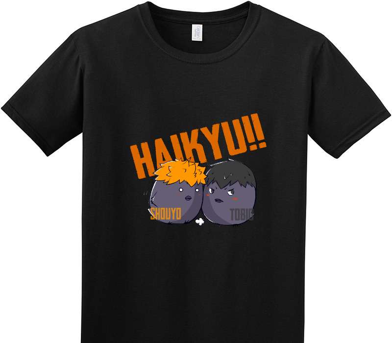 Custom Adult Soft Style 100% Cotton Black T-Shirt