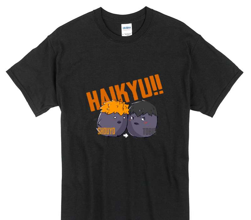 Custom Gildan 100% Cotton Black T-Shirt