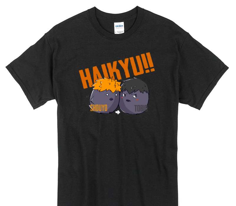 Custom Gildan 100% Cotton Black T-Shirt