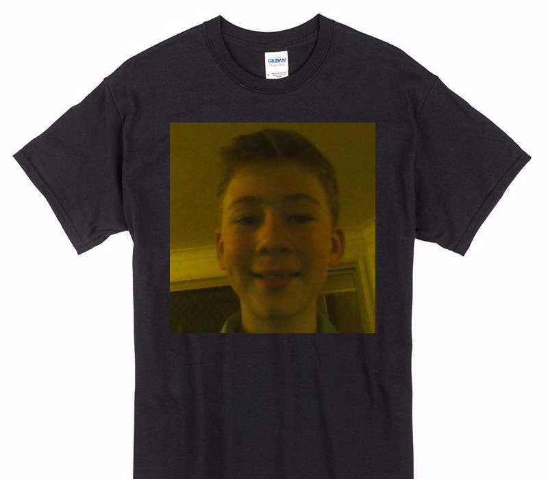 Custom Gildan 100% Cotton Black T-Shirt