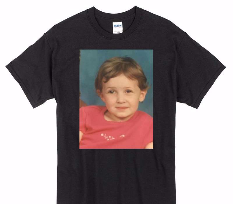 Custom Gildan 100% Cotton Black T-Shirt