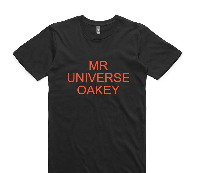 Custom AS Colour 100% Cotton Black T-Shirt