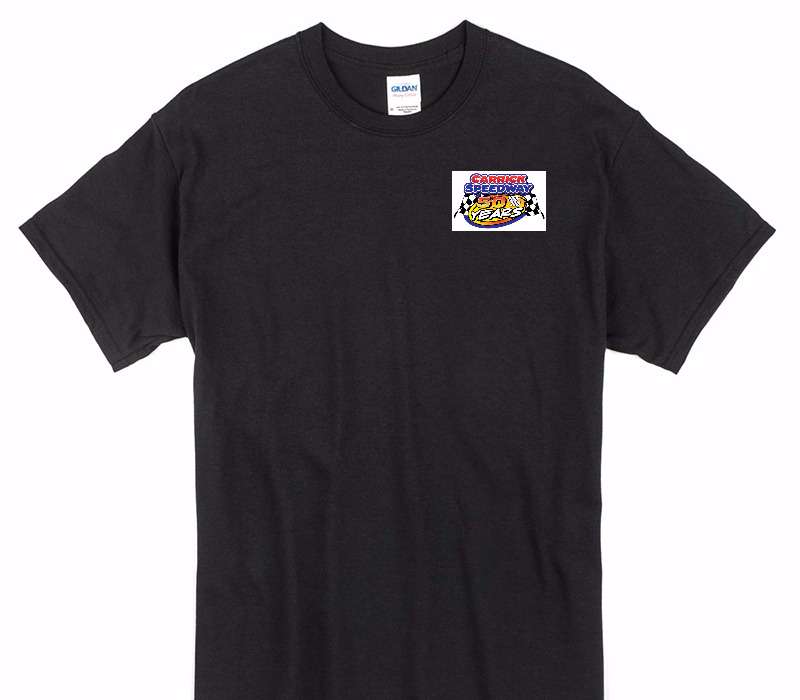 Custom Gildan 100% Cotton Black T-Shirt