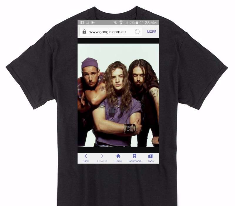 Custom Gildan 100% Cotton Black T-Shirt