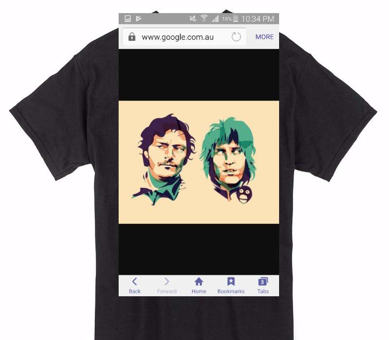 Custom Gildan 100% Cotton Black T-Shirt