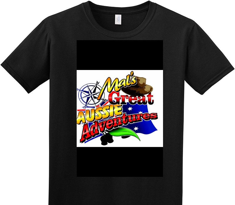 Custom Adult Soft Style 100% Cotton Black T-Shirt