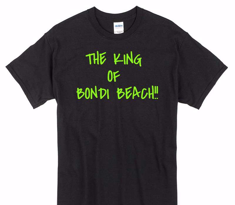 Custom Gildan 100% Cotton Black T-Shirt