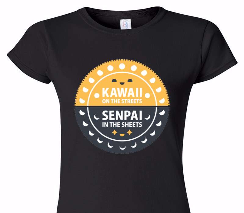 Custom Womens Soft Style 100% Cotton Black T-Shirt