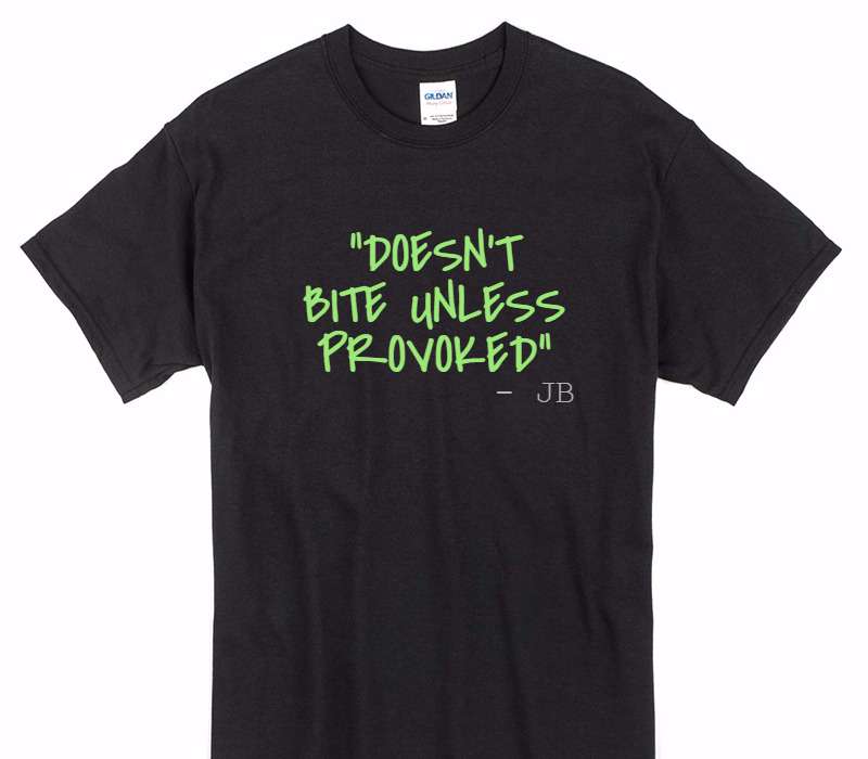 Custom Gildan 100% Cotton Black T-Shirt