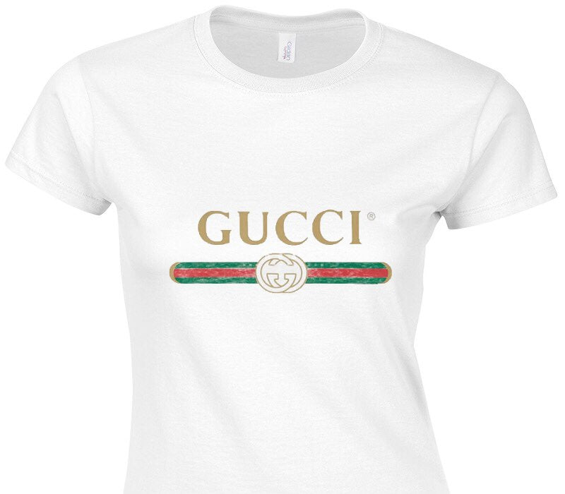 Custom Womens Soft Style 100% Cotton White T-Shirt
