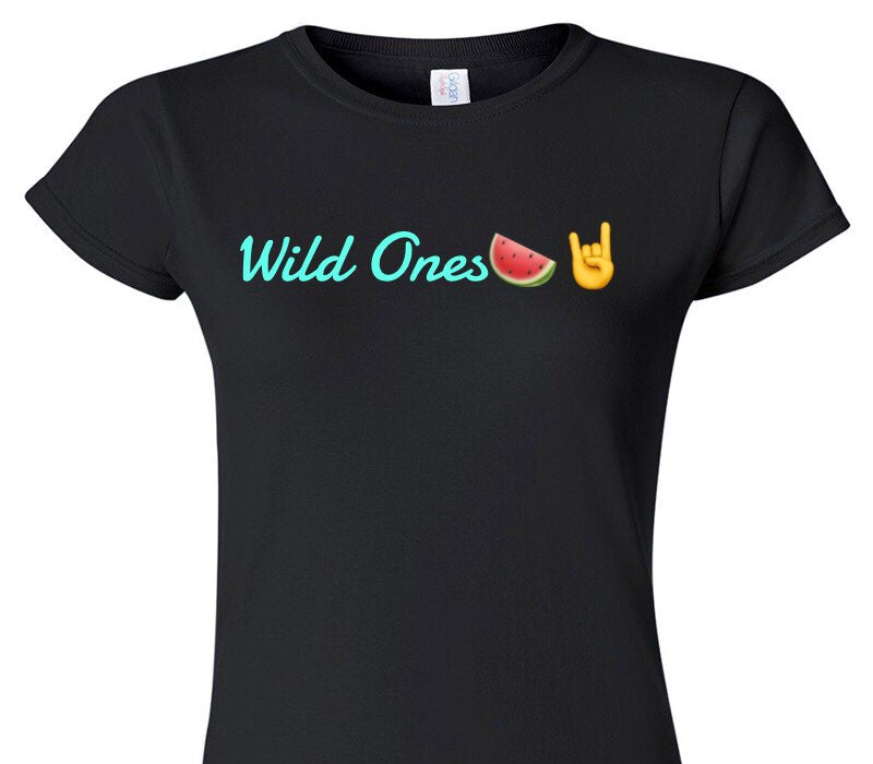Custom Womens Soft Style 100% Cotton Black T-Shirt