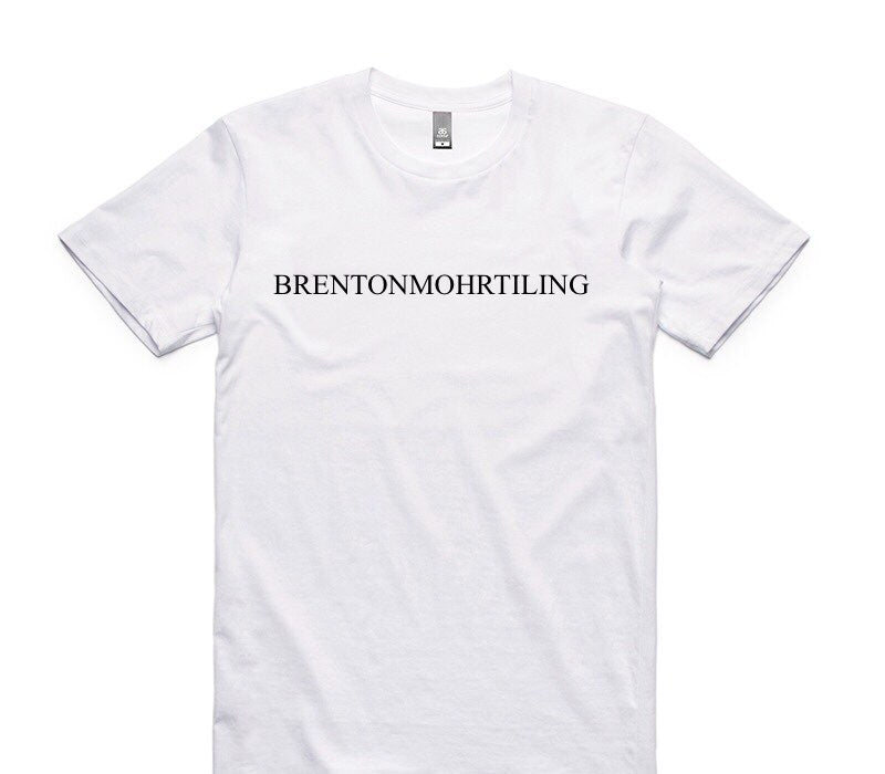 Custom AS Colour 100% Cotton White T-Shirt