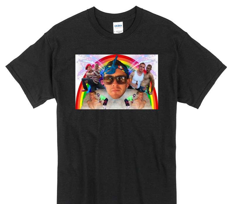Custom Gildan 100% Cotton Black T-Shirt