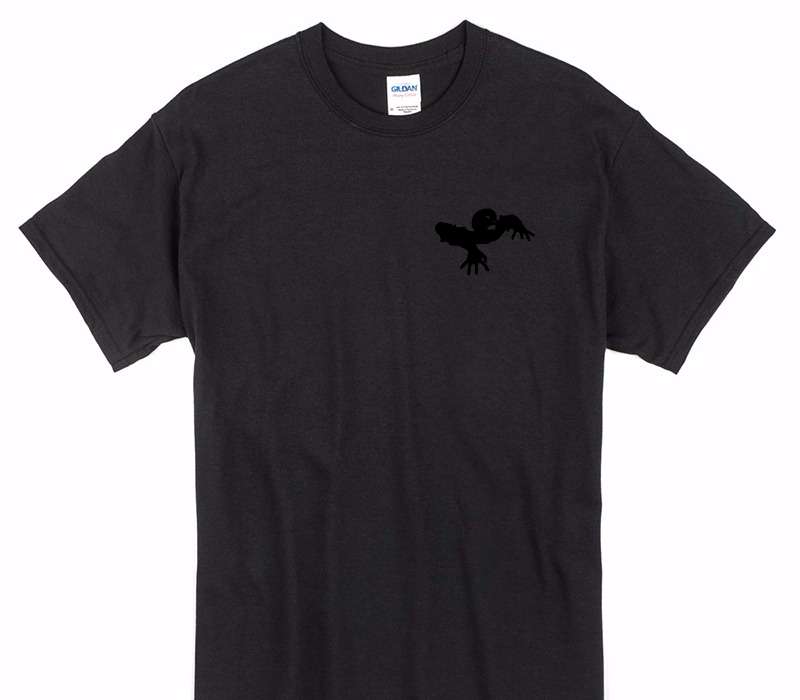 Custom Gildan 100% Cotton Black T-Shirt