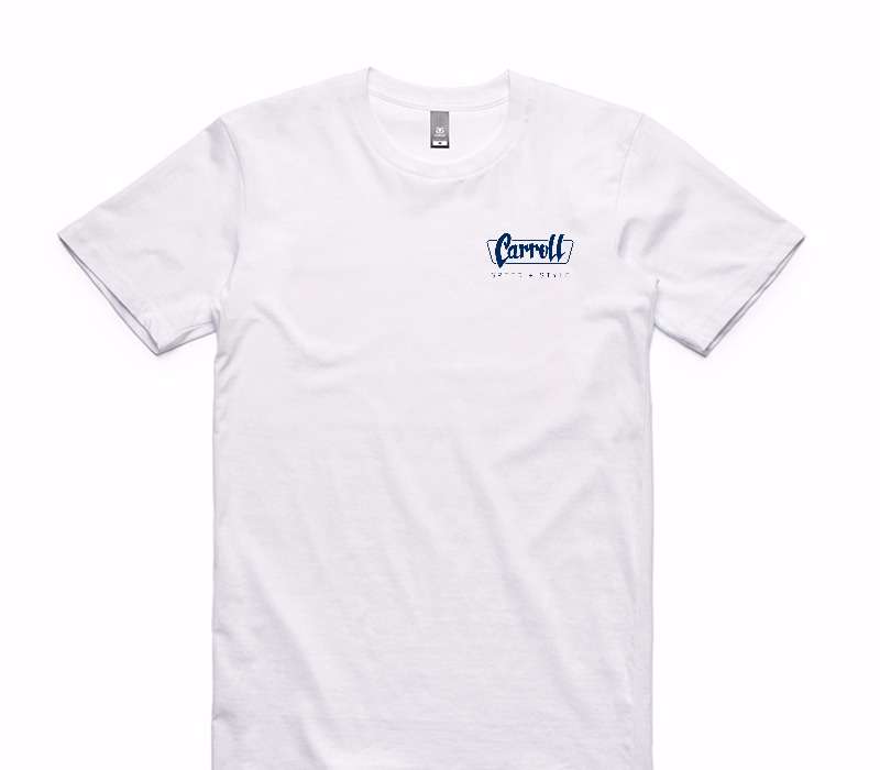 Custom AS Colour 100% Cotton White T-Shirt