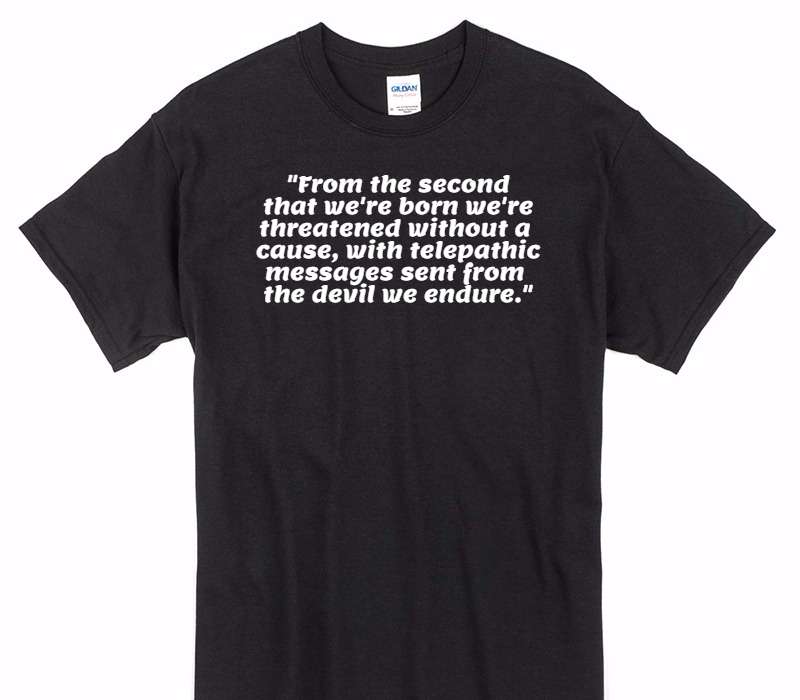 Custom Gildan 100% Cotton Black T-Shirt