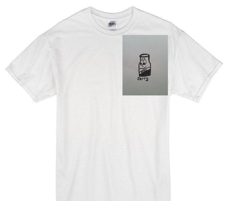 Custom Gildan 100% Cotton White T-Shirt