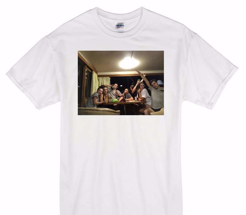 Custom Gildan 100% Cotton White T-Shirt